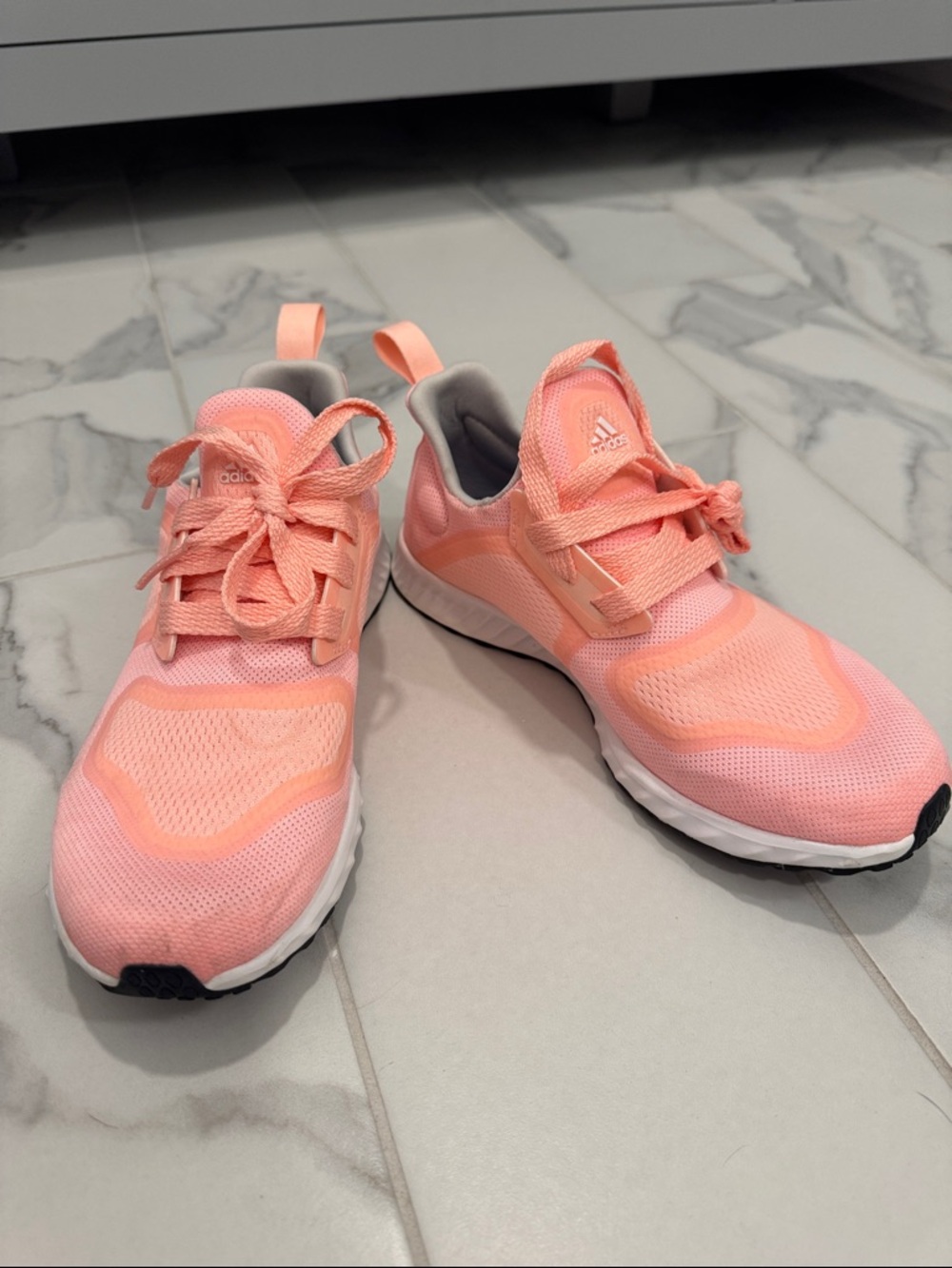 adidas Coral Pink Lightweight Running Shoes